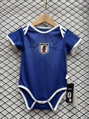 Baby Japan Football Federation Soccer Gear Bodysuit Ngắn gọn, dễ tìm kiếm: